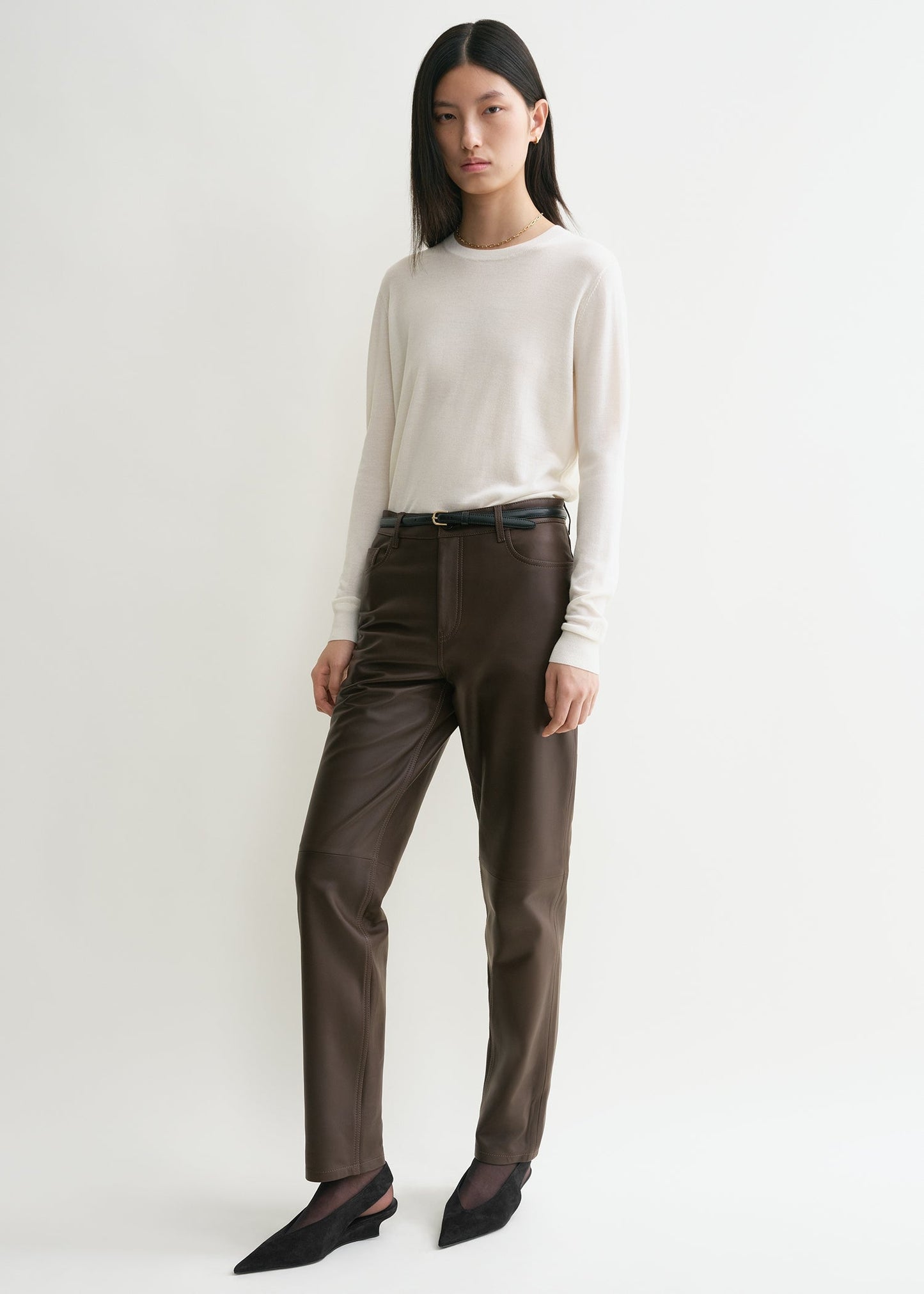 Fine Crew-neck Knit